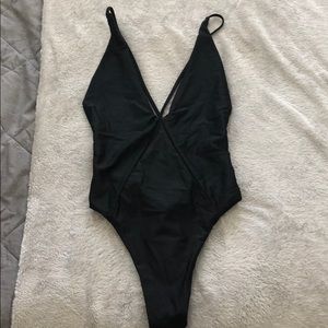 Cheeky black one piece